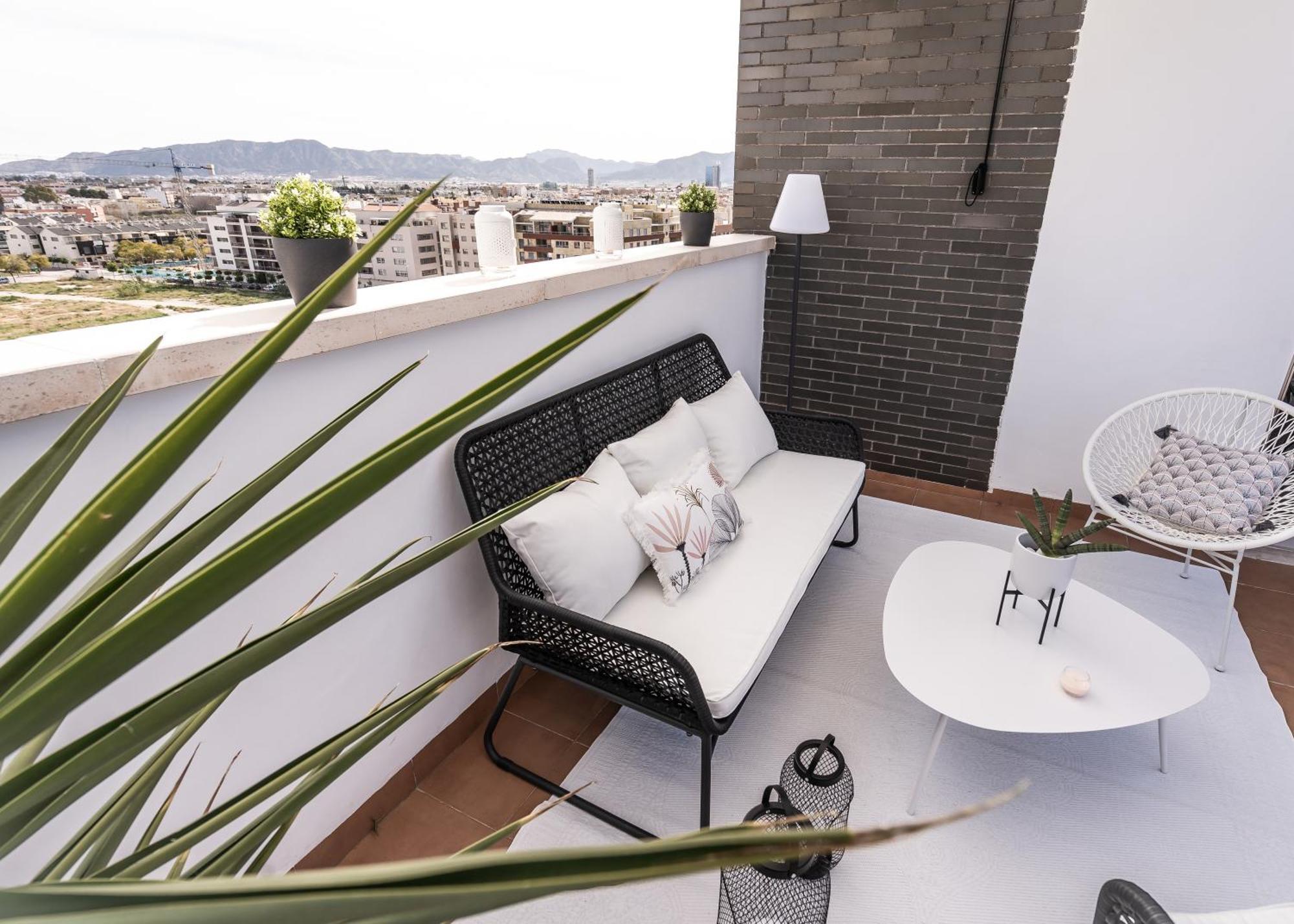 Atico Chic San Jorge Apartment Murcia Bagian luar foto