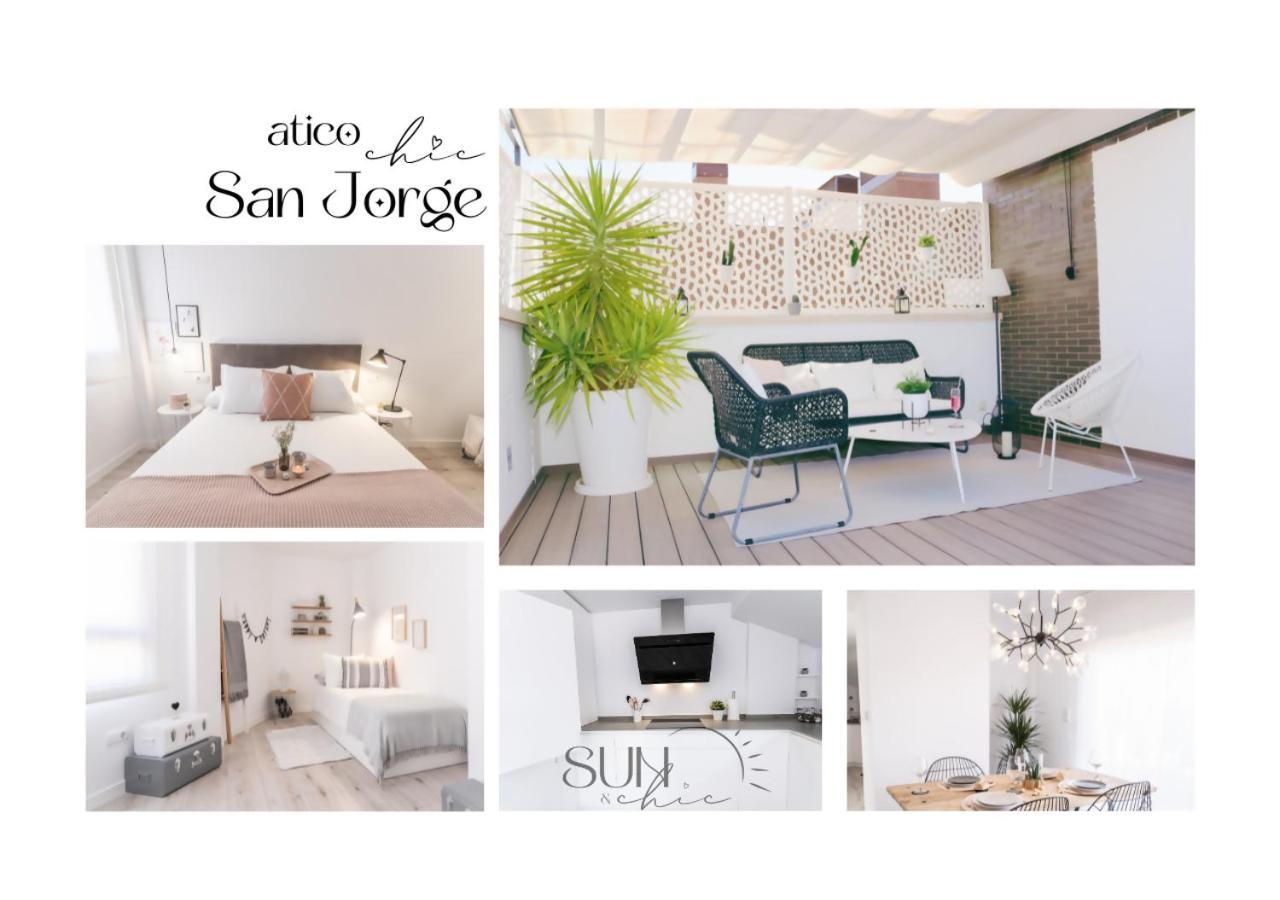 Atico Chic San Jorge Apartment Murcia Bagian luar foto